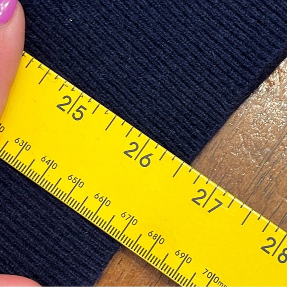 Lands' End Men's Deep Blue navy V-Neck Sweater 100% cashmere size XXL - Picture 6 of 7